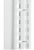 Supp Chnl Dbl Slot 2495mm PC Steel White