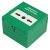 Door Release Break Glass-Unit Plastic Green