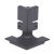 Gola System B+ Profile Conn.Ext Crn Aluminium Wht