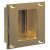 Flush Pull Handle 102x51mm Brass Polished Brass