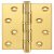 Butt Hinge BB Sqr 100x75mm Brs PCP