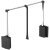 2004 WithRobe Pull Rail 440-610mm Black/Chrome
