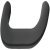 Curly D Pull Handle Zinc Alloy M.Black 64mm Fixing Centres