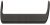 Curly D Pull Handle Zinc Alloy M.Black 320mm Fixing Centres