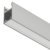 Loox5 2103 Profile SM 3.0m Aluminium/Plastic OplSlv