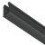 Loox5 1101 Profile Rectangle 8mm 3.0m Plastic OplBlk