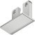 Loox5 1106 Profile Rectangle Endcaps Plastic Silver x10