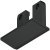 Loox5 1106 Profile Rectangle Endcaps Plastic Black x10