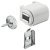 Magnetic Catch+Plt 3.0kg SF Steel/Plastic White