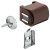 Magnetic Catch+Plt 3.0kg SF Steel/Plastic Brown