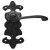 Fleur-De-Lys Lvr Hdls+Plt Latch BA