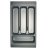 Cutlery Ins MXS 423/500mm Plastic Silver