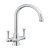 Rectangle Estuary TES1CM D.Lvr Tap Brs Chrome