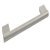Graf Big Bar Handle Aluminium Stainless Steel Effect 192mm Fixing Centres