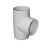 Manrose 125mm Rnd Pipe T-Pc Conn PVC Wht
