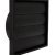 Manrose 125mm Grv Shutter Grille Black