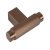 Brooklyn T Knob Aluminium Brsh Brz 55x37x10mm