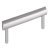 Moon Pull Handle Aluminium Steel Steel Look 160mm Fixing Centres