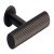 Longham T Knob Steel Antique 50mm