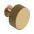 Longham Knob Steel Sat Brs D30x30mm