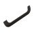 Ashbourne Bar Aluminium Mat Black 160mm Fixing Centres
