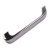 Ashbourne Bar Aluminium Polished Chrome D12mm 160mm Fixing Centres