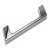 Alstone Bar Aluminium Polished Chrome D9mm 128mm Fixing Centres