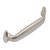 Logan D Pull Handle Zinc Alloy Stainless Steel Effect 128mm Fixing Centres