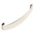 Augusta Bow Handle+BP Zinc Alloy Polished Nickel 160mm Fixing Centres