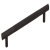 Bragi Pull Handle Aluminium Matte Black 160mm Fixing Centres
