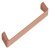Encanto Soft Pull Handle Zinc Alloy Pink 160mm Fixing Centres