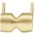 Omnia Pull Handle Zinc Alloy Brush Brass 160mm Fixing Centres