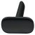 Pebble Knob Zinc Alloy Matte Black 46x31mm