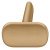 Pebble Knob Zinc Alloy Bru Gld Col 46x31mm