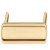 Concavo Pull Handle Zinc Alloy Bru Gld Col 160mm Fixing Centres