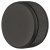 Tocco Knob Zinc Alloy Matte Black 50x30mm