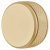 Tocco Knob Zinc Alloy Bru Gold Col 50x30mm