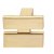 Split Knob Zinc Alloy Bru Gld Col 60x27.5mm