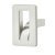 Inverto Knob Handle Zinc Alloy Bru Nickel 52x31mm