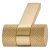 Amberley T Knob Zinc Alloy/Aluminium Bru Gld 44x39mm