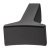 Up Knob Handle Zinc Alloy Matte Black 40x31.5mm