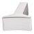 Up Knob Handle Zinc Alloy Bru Nickel 40x31.5mm