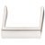 Cona Pull Handle Zinc Alloy Bru Nickel 160mm Fixing Centres