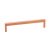U Pull Handle Zinc Alloy Bru Copper 28.5x160mm Fixing Centres