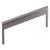 U Pull Handle Zinc Alloy Bru Grey 28.5x320mm Fixing Centres