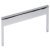 U Pull Handle Zinc Alloy Polished Chrome 28.5x492mm Fixing Centres