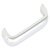 D Pull Handle Steel Polished Chrome D10x32mm 96mm Fixing Centres