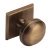 Albury Knob+BP Brass Antique Brz D32x34mm