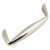 Burbridge Pull Handle Brs P.Nickel 128mm Fixing Centres