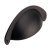 Knightsbridge Cup Handle Zinc Alloy Black 64mm Fixing Centres